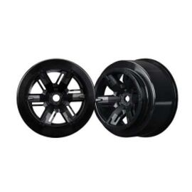 Wheels, X-Maxx, black (left and right )