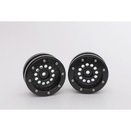 Beadlock Wheels PT-Bullet Schwarz/Schwarz 1.9 (2 St.) 