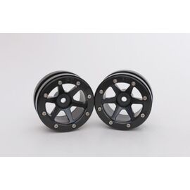 Beadlock Wheels PT-Slingshot Schwarz/Schwarz 1.9 (2 St.) 