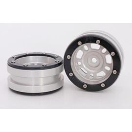 Beadlock Wheels PT-Distractor Silber/Schwarz 1.9 (2 St.) 