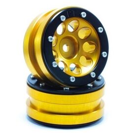 Beadlock Jantes PT-Ecohole doré/noir 1.9 (2 pcs)