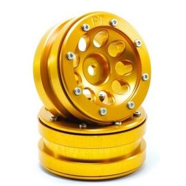 Beadlock Jantes PT-Ecohole doré/doré 1.9 (2 pcs)