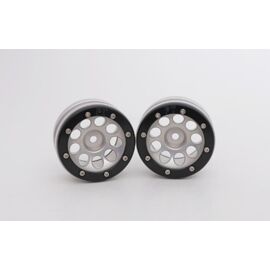 Beadlock Wheels PT-Ecohole Silber/Schwarz 1.9 (2 St.) 