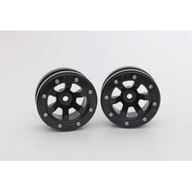 Beadlock Wheels PT-Claw Schwarz/Schwarz 1.9 (2 St.) 