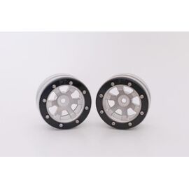 Beadlock Jantes PT-Claw argent/noir 1.9 (2) 