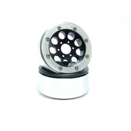 Beadlock Wheels GUN noir/argent 1.9 (2) sans moyeu de roue