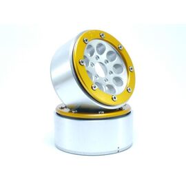 Beadlock Wheels GUN argent/doré 1.9 (2) sans moyeu de roue