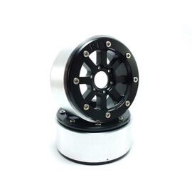 Beadlock Wheels HAMMER noir/noir 1.9 (2) sans moyeu de roue
