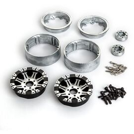 Gmade 1.9 AR09 6 Lug Aluminum beadlock wheels (2)