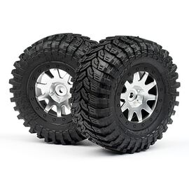 Blitz - Pneus Maxxis D Montés s/jantes MK10 (Matte CHROME/2pcs)