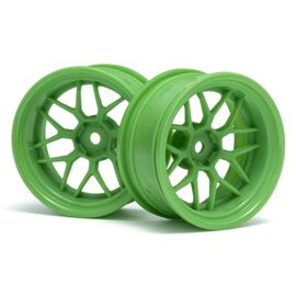 Jantes Tech 7 verte 52x26x+9mm offset (2pcs)