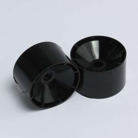 DEEP DISH FRONT WHEELS BLACK