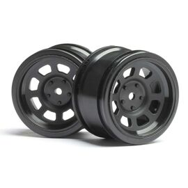 VINTAGE STOCK CAR WHEEL 31mm Black (6mm OFFSET)