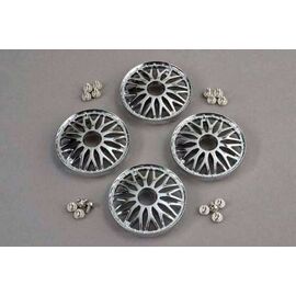 BBS TYPE CHROME WHEEL COVERS (