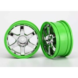 Wheels, Volk Racing TE37 (chrome/gree n) (2)