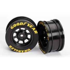 Wheels, 8-spoke (black) (2)
