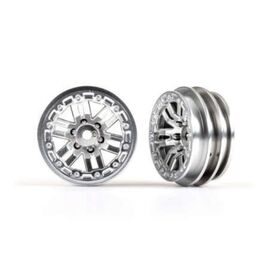 Wheels, 1.0' (satin chrome) (2)
