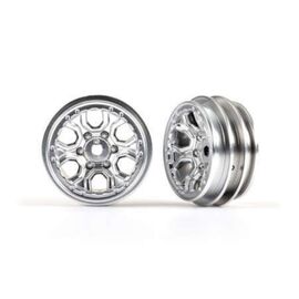 Wheels, 1.0' (satin chrome) (2)