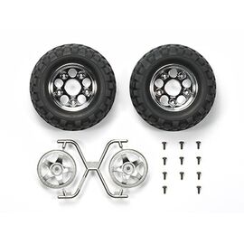 Rock Block Tires w/2-Piece 5-Spoke Wheels CC-01