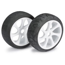 Paire de roues Buggy  7 battons/Street  blanc 1/8ème (2pcs)