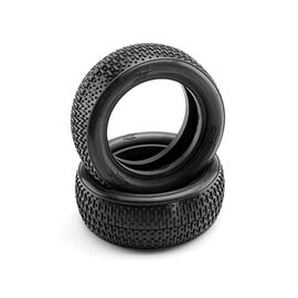 HB FULLSLOT TIRE (2pcs/White/2wd Front)