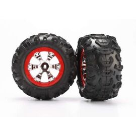 Tires & wheels, assembled, glued/red