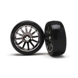 Wheels 12-SP Black & Slike Tyres