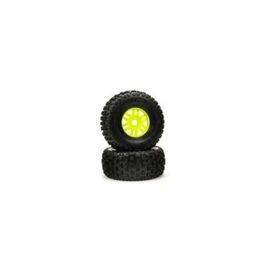dBoots 'Fortress' Tyre Set Glued Gree n (Pair)