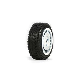 MICRO Tires Mounted White RALLY