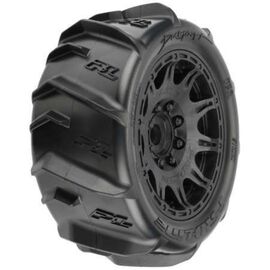 1/6 Dumont Snd/Snw Tires F/R MTD 24mm Blk Raid(2)