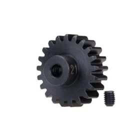 Gear, 21-T pinion (32-p), heavy duty (machined, hardened steel)/ set screw