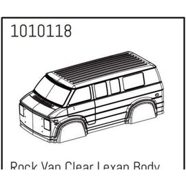 Rock Van PC Carrosserie (unpainted) - PRO Crawler 1:18