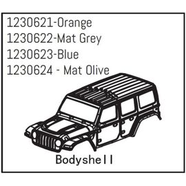 Carrosserie orange - Sherpa