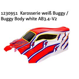 Carrosserie Buggy blanche AB3.4-V2