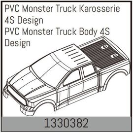Corps de MonsterTruck en PVC  4S Design .