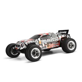 Carrosserie peinte DSX-2 (Orange/silver/noir - E-Firestorm)