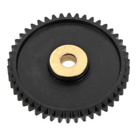 Spur Gear Machined Steel 46T Nero