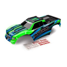 Body, Maxx, green (painted)/ decal sh eet