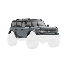 Body, Ford Bronco, complete, dark gra y (includes grille, side mirrors, doo r handles, fender flares, windshield