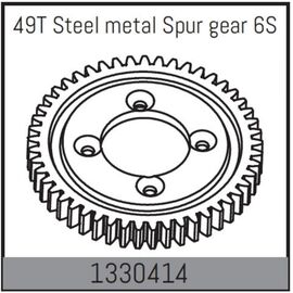 Hauptzahnrad Metall 49 Zähne