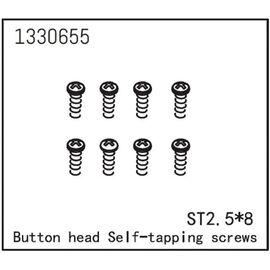 AB1330655-Button Head self-tapping Screws ST2.5*8 (8)