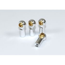 Aluminium cavité sphérique incl. Tête Ball (4) argent 1:10