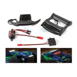 LED light set, complete (includes bum per with LED lights, roof skid plate with LED lights, 3-volt accessory pow