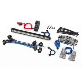 LED LIGHT SET, COMPLETE (CONTAINS ROC K LIGHT KIT, LED LIGHTBAR (RIGID), LED HEADLIGHT/TAIL LIGHT KI