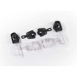 LED lenses, body, front & rear (compl ete set) (fits #9711 body)