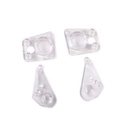 LED lenses, headlight (2), tail light (2) (fits #9712 body)