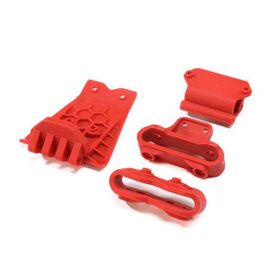 Lower Skid And Bumper Mount Set - Red