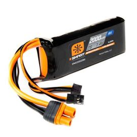 2000mAh 2S 7.4V Smart LiPo Receiver B attery IC3