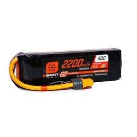 SPMX223S50 2200mAh 3S 11.1V 50C Smart LiPo Battery G2 IC3