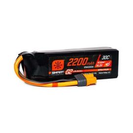 SPMX224S30 2200mAh 4S 14.8V 30C Smart LiPo Battery G2 IC3